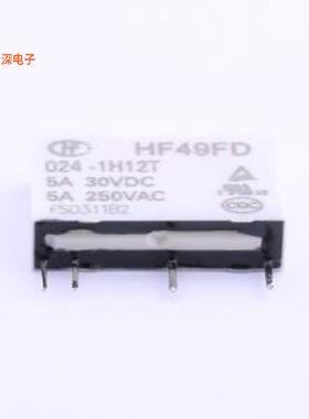 HF49FD-024-1H12T |原装SIP,5x20mm功率继电器