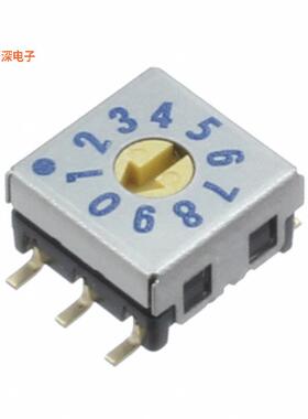 SMR7010C-1E |BCDSWITCH ROTARY DIP BCD 0.03A 15V