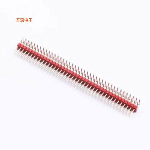 PZ254R-12-80P-RD |原装弯插,P=2.54mm排针