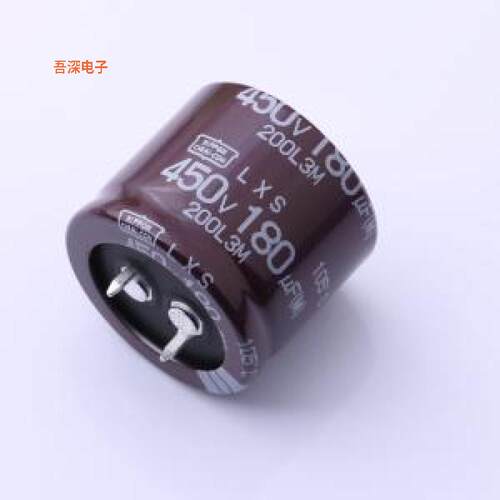 ELXS451VSN181MR25S |原装插件,D30xL25mm牛角型电解电容