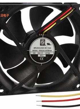 OD9225-24HB02A |24VDCFAN AXIAL 92.5X25MM 24VDC WIRE