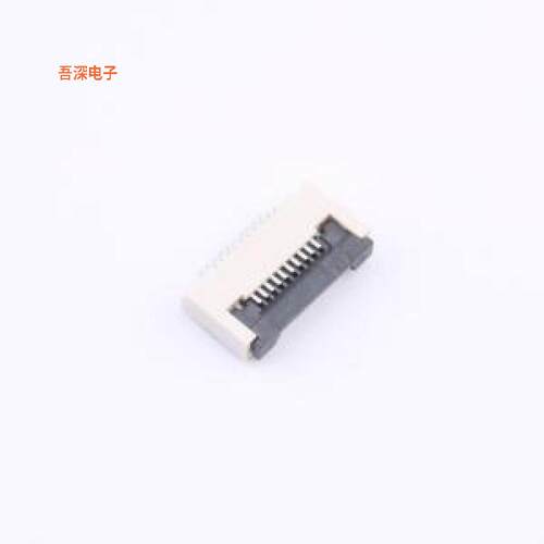 0.5-10P XJH2.0 043 |原装SMD,P=0.5mm,卧贴FFC/FPC