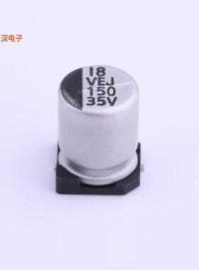 VEJ151M1VTR-0810 |原装SMD,D8xL10mm贴片型铝电解