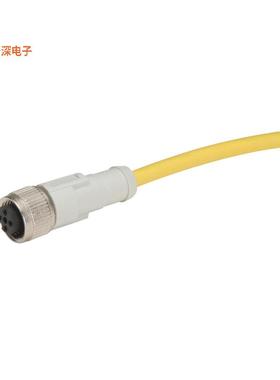 CSDS4A4CY2202 |插头CORDSET,DC,4P 4W,2M,YEL