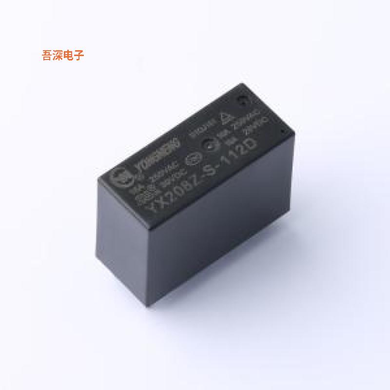 YX208Z-S-112D |功率继电器电流16A,12VDC,1组转换，0.54W