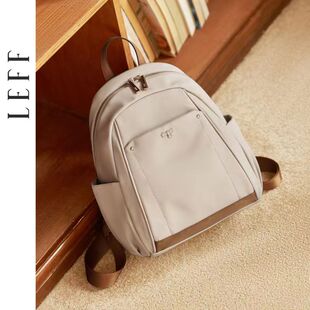 莱夫小蜜蜂双肩包女2025新款时尚牛津帆布背包通勤休闲旅游小包包