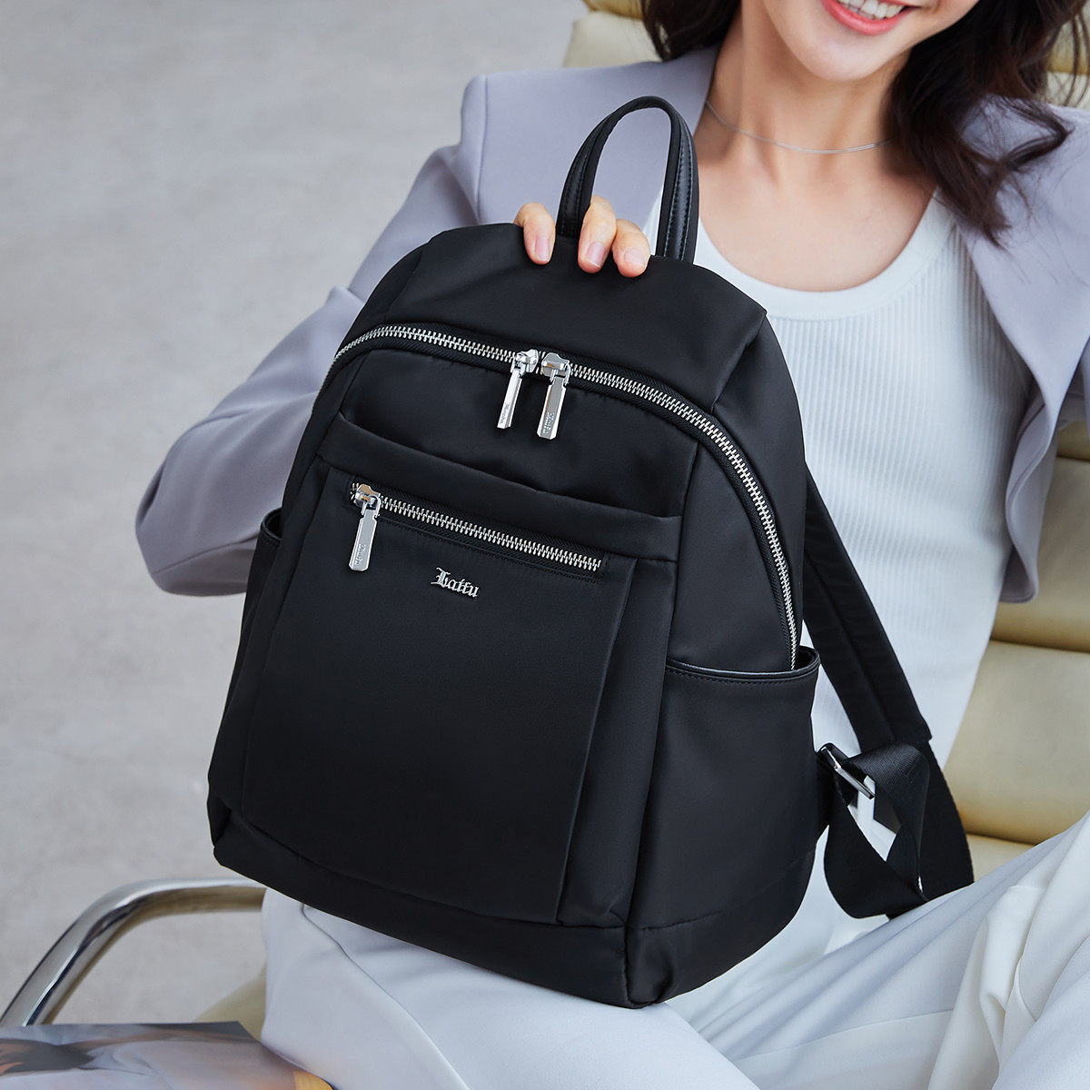 莱夫新款牛津布大容量休闲小背包