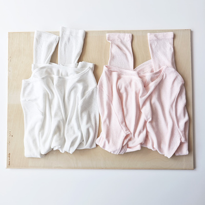 日单日系粉白色舒适宽松大弹力