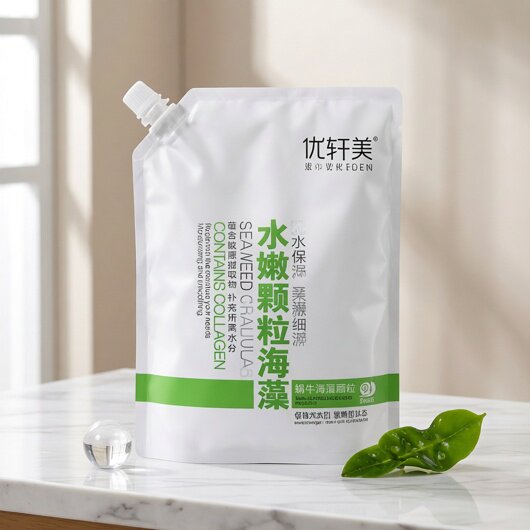 优轩美水嫩颗粒海藻面膜蜗牛自然植物胶原蛋白小颗粒补水保湿柔嫩