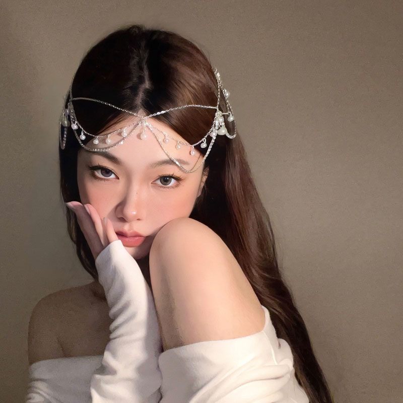 时尚复古民族风珍珠挂坠多层流苏水晶爪链头带眉心坠网红发饰欧美,饰品/流行首饰/时尚饰品新,发饰,淘宝优惠券,粉丝福利购,淘宝优惠卷