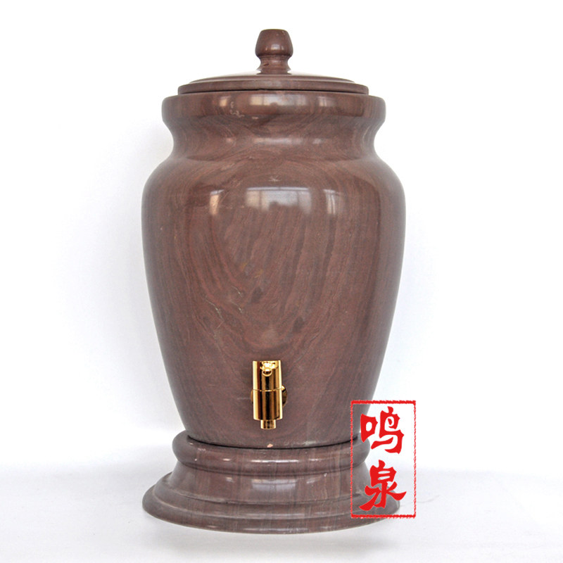 精品木鱼石大号饮水机水缸山东正品木鱼石水桶矿化净水器