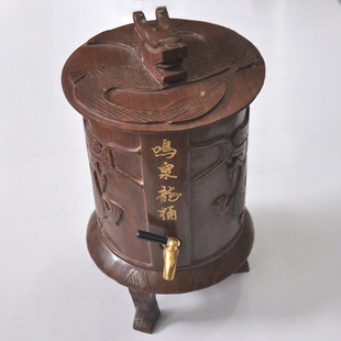 木鱼石饮水桶/龙桶/天然木鱼石饮水机净木鱼石水桶蜜语是水缸