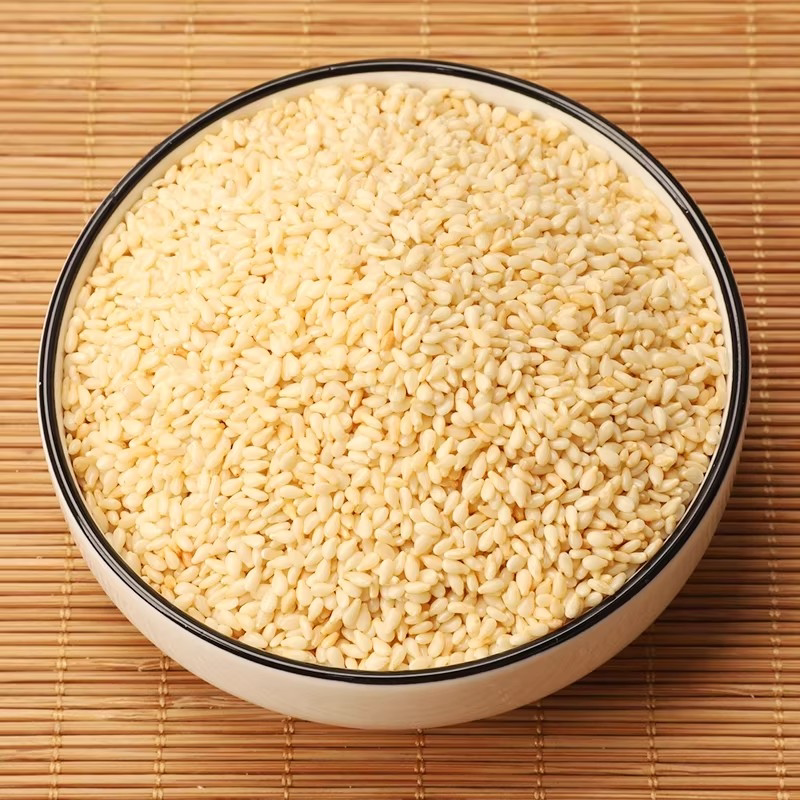 福满园炒熟脱皮白芝麻南通福马颗粒浓香颗颗饱满5斤包邮特价清仓