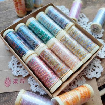 莱岸迷你卷段染梭编金属线首饰用