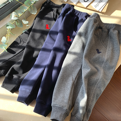 一体绒簿绒裤子棉运动裤