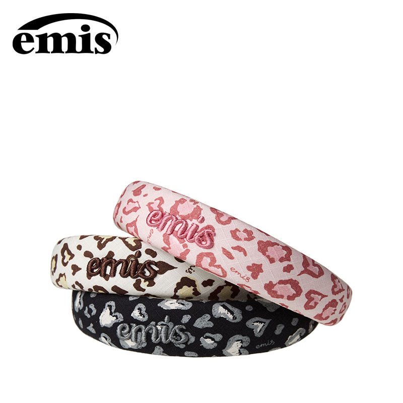 emis发箍logo豹纹发箍女