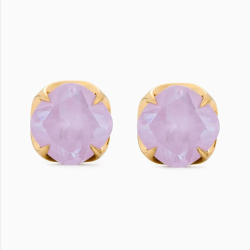 ks Pop Of Joy 10mm Spade Flower Studs10mm耳钉和戒指套装孤品