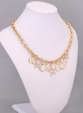 项链vintage欧美项链女