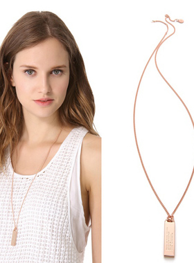 小马哥玫瑰金金色银色长款项链毛衣链饰品ID配饰高档长款女 网红