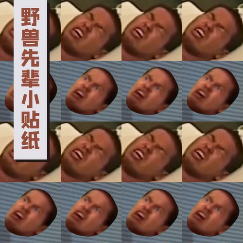 野兽先辈小贴纸精神污染箱贴