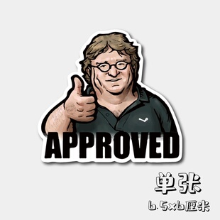 G胖 steam 游戏打折 -90% 周边贴纸 防水笔记本行李箱头盔车贴