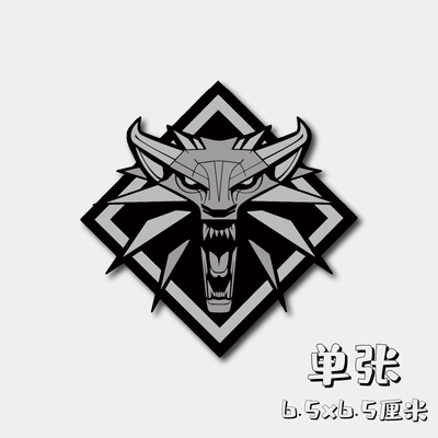 巫师波兰贴纸防水行李箱头盔