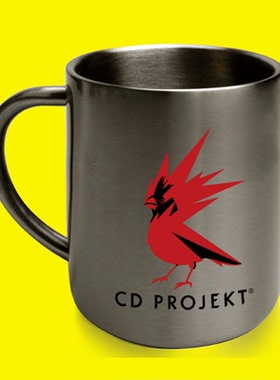 cdpr波兰蠢驴不锈钢杯马克杯游戏周边 赛博朋克2077巫师 夜之城