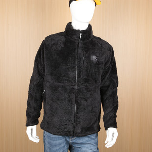 秋冬保暖毛猴立领外套拉链透气男女户外滑雪内胆保暖抓绒开衫2色