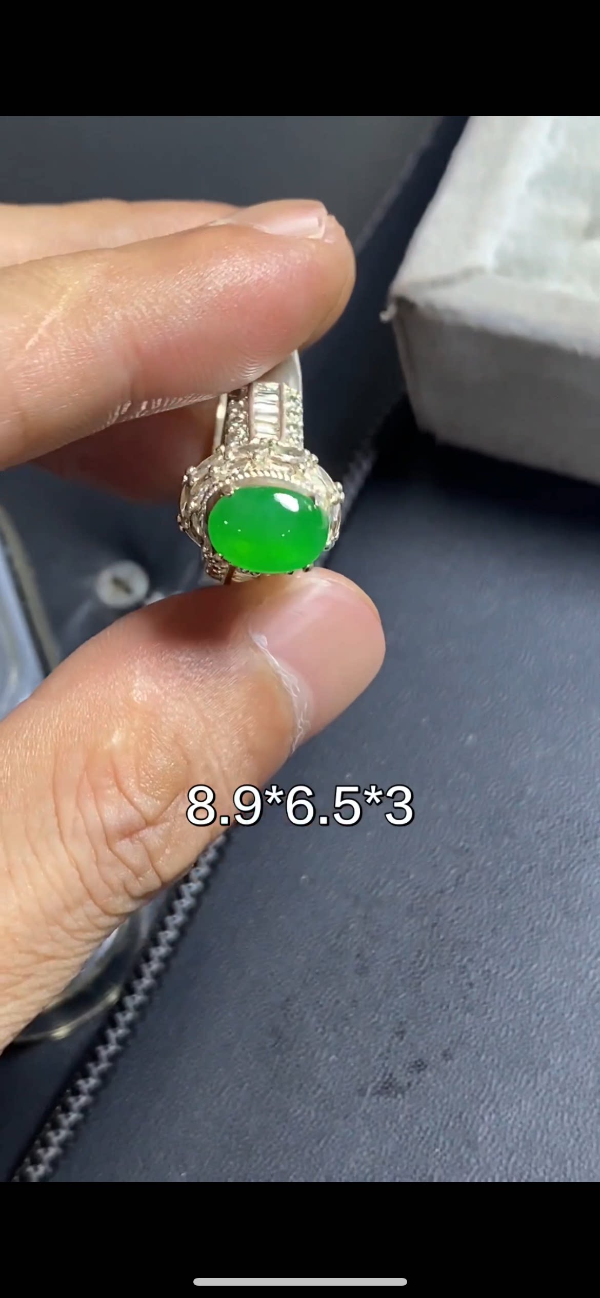 福瑞珠宝天然缅甸A货翡翠买家秀图鉴赏私拍无效，直播间为准