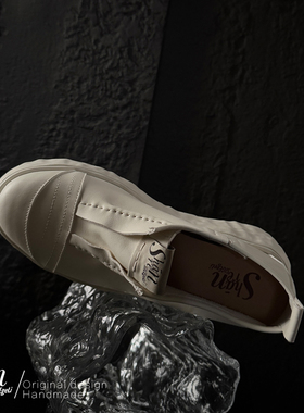 【ShānRen原创设计】韩版德训鞋女新款厚底休闲板鞋内增高小白鞋