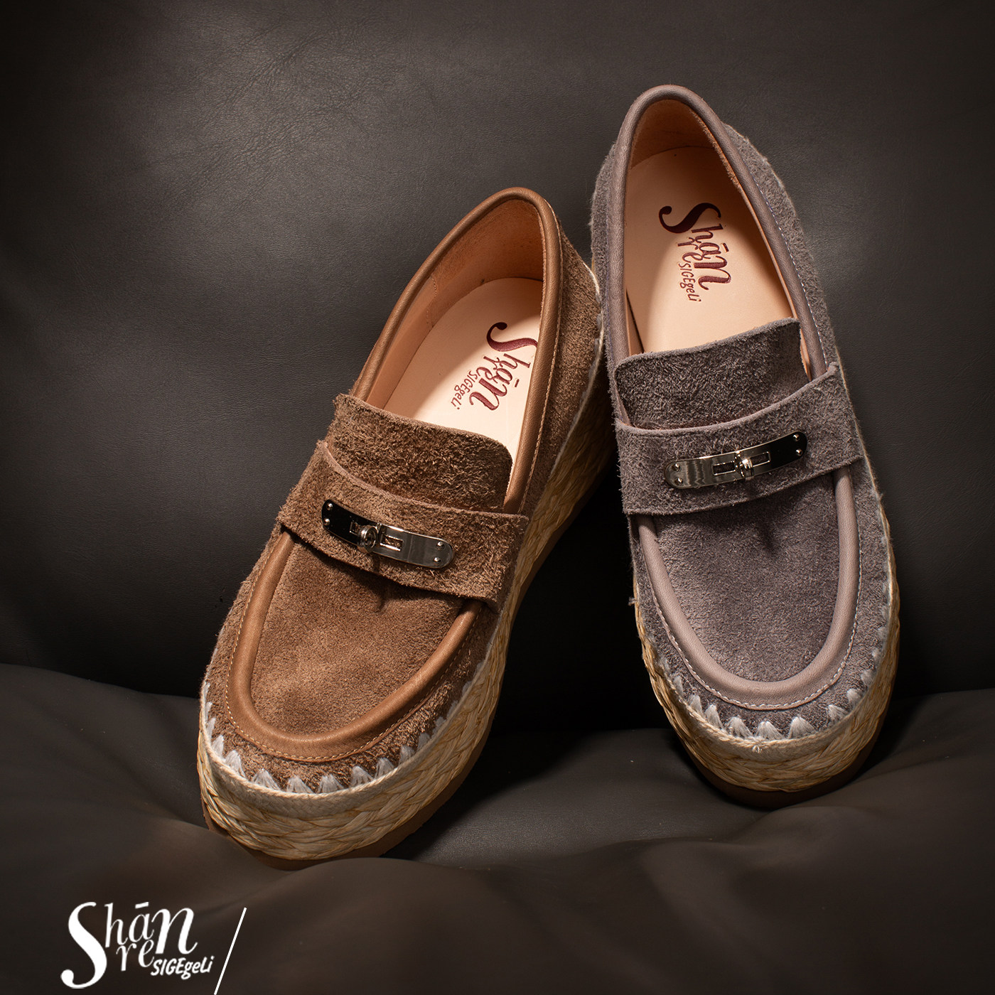 ShānRen高级感老钱风 增高厚底乐福鞋女休闲款一脚蹬深口单鞋女,女鞋,乐福鞋（豆豆鞋）,淘宝优惠券,粉丝福利购,淘宝优惠卷