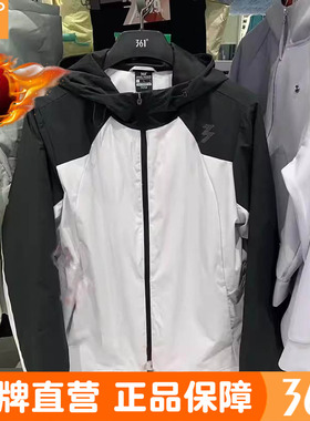 361度女式雨屏绒里风衣2025冬季新品加绒插肩袖防水运动外套2052A
