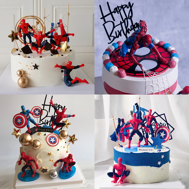 卡通摆件人偶公仔模型生日蛋糕