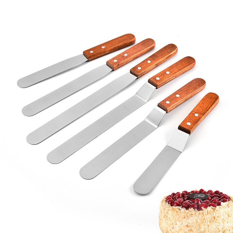 不锈钢木柄奶油抹刀6寸8寸10寸烘焙蛋糕多功能奶油抹刀,厨房/烹饪用具,其它烘焙器具,淘宝优惠券,粉丝福利购,淘宝优惠卷