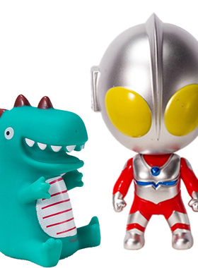 咸蛋超人蛋糕装饰摆件恐龙怪兽卡通超人模型玩具烘焙恐龙怪兽配件