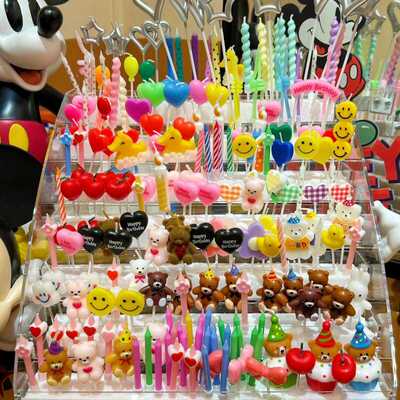 韩系ins风网红生日蜡烛蛋糕装饰