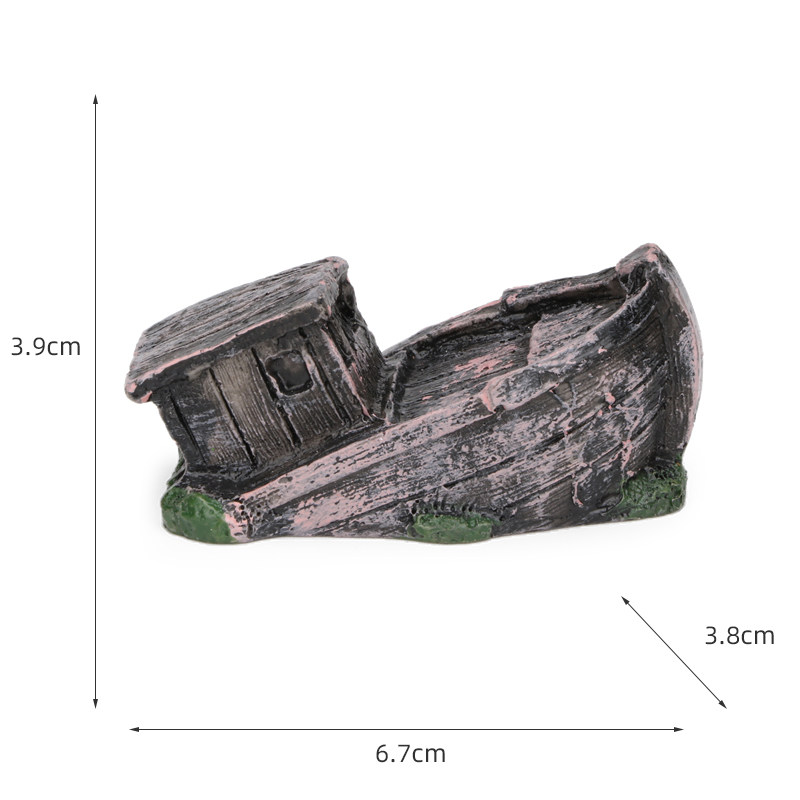 RONG DATIANCHENG 심리 상담실 샌드 박스 게임 샌드 박스 정원 캐릭터 모델 풍경 장식 장난감 보트 시리즈