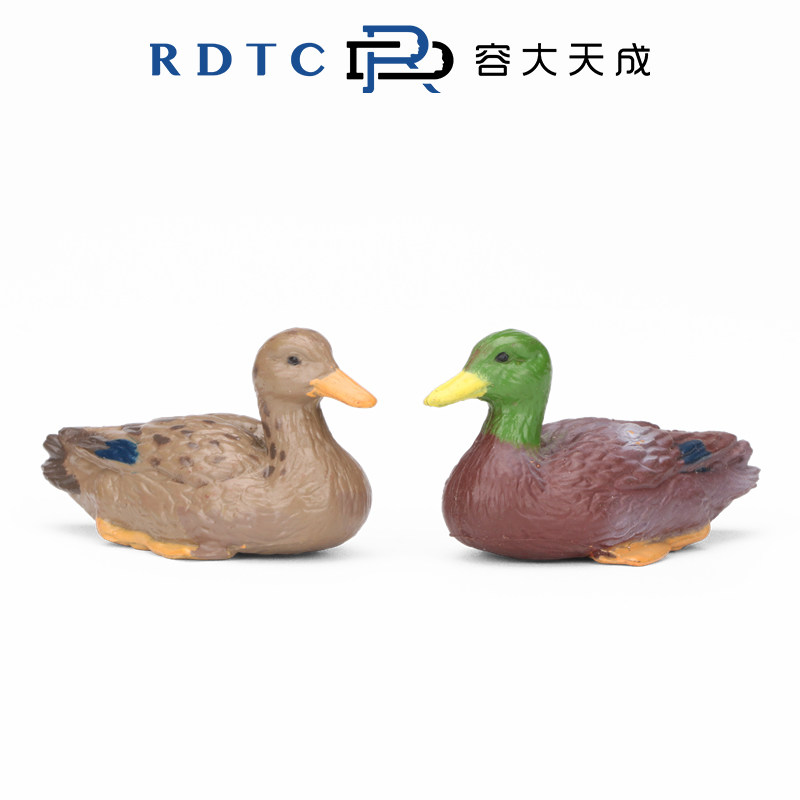 RONG DATIANCHENG 심리적 모래 테이블 모래 모델 장식품 동물 모래 테이블 게임 상자 정원 모래 오리 시리즈