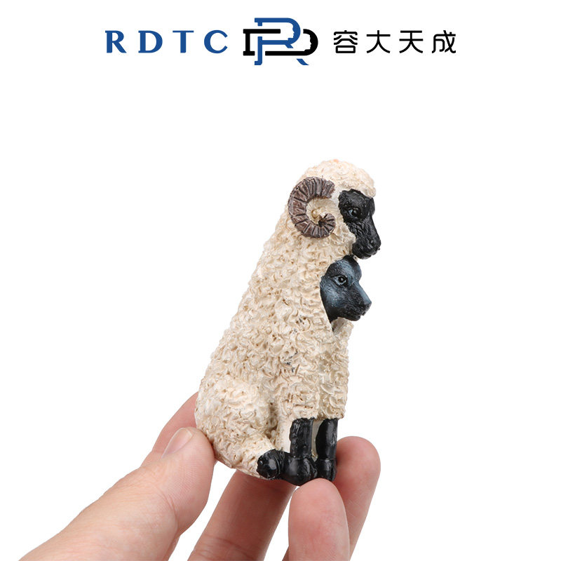[롱다 오리지널 심리샌드 세트] 양의 탈을 쓴 늑대 모델 위선적인 가짜 인형 장난감 수지 장식