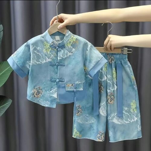 男童夏装汉服中国风夏季2026新款