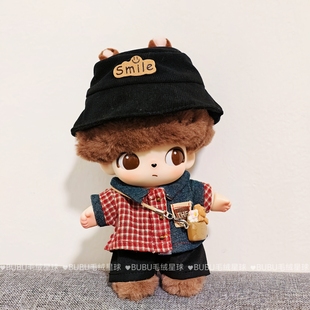 拼色牛仔衫dimoo world迪士尼搪胶娃衣布鲁托唐老鸭奇奇蒂蒂衣服