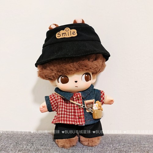 拼色牛仔衫dimoo world迪士尼搪胶娃衣布鲁托唐老鸭奇奇蒂蒂衣服