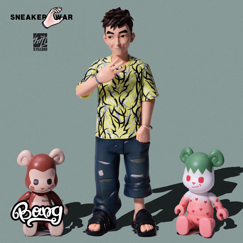 【bang】现货 史丢丢stilldio sneaker war edc 潮玩收藏人偶礼物