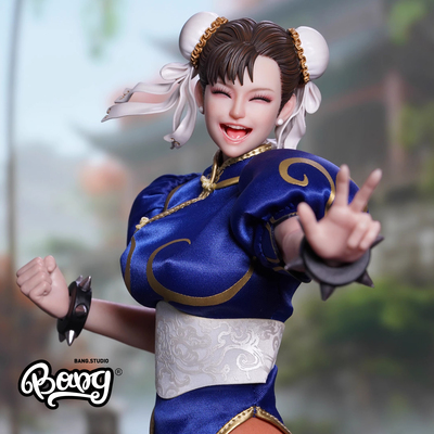 PLAYTOY1/6格斗女神双头雕手办