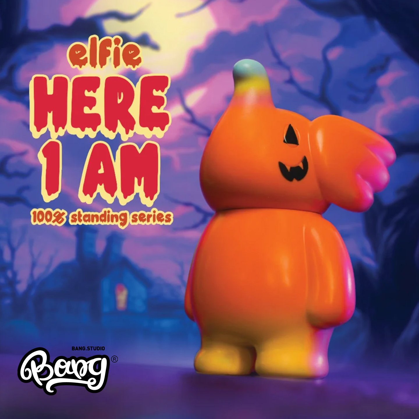 UNBOXELFIE南瓜小象万圣节手办