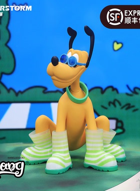 【Bang】现货 MORSTORM 迪士尼 雨靴布鲁托 潮玩手办车载摆件礼物