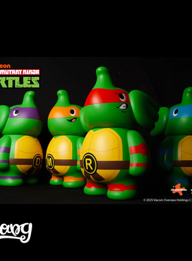 【Bang】预售 UNBOX TMNT ELFIE 400% 忍者神龟小象 潮玩手办摆件