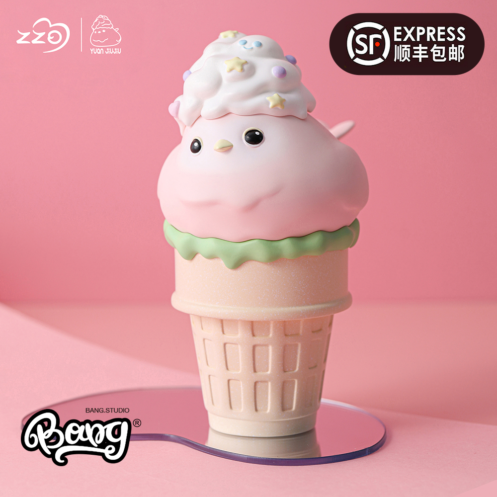 【bang】现货zzo studio yuan jiujiu 圆九九 奶油白桃味 潮玩