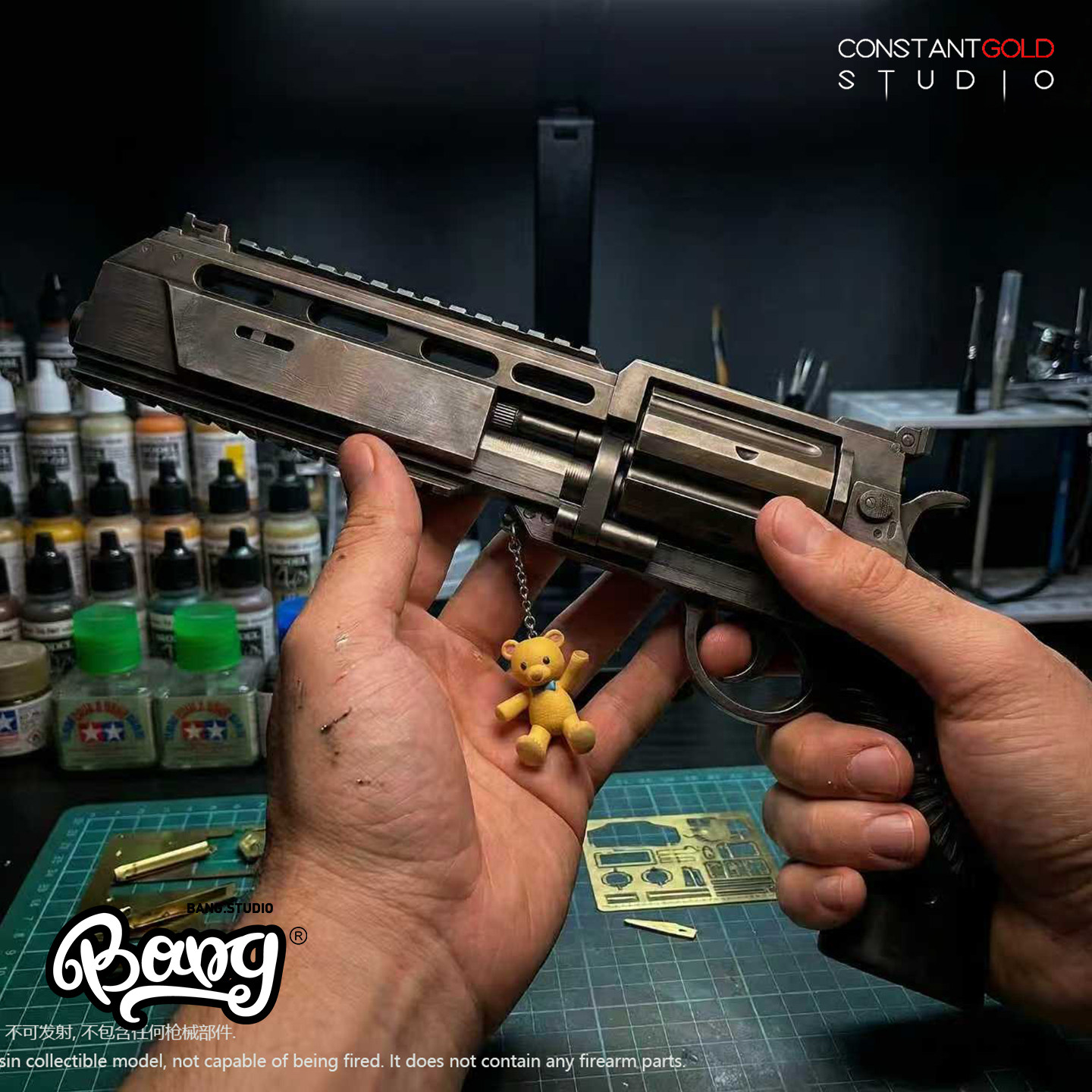 【Bang】预售 CGS恒金工作室 生化危机9 安魂左轮 仿真模型GK手办 - 实物图