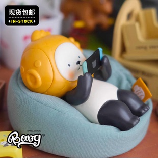 我们PANPAN剧场 PLANETBEAR 现货 鲷鱼烧熊猫盲盒手办 Bang